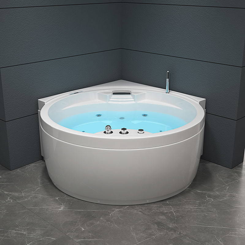 2 Person Leisure Massage LED Surround Freestanding Bathtub RL-6139