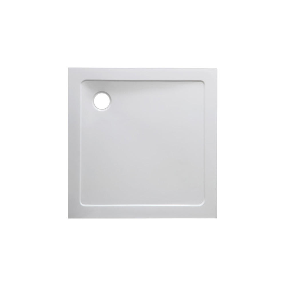 White Artificial Stone Anti Slip Shower base Acrylic solid surface shower tray shower pan T81