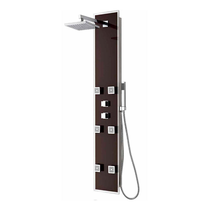 Shower panel with 6 pcs square jets RL-P01